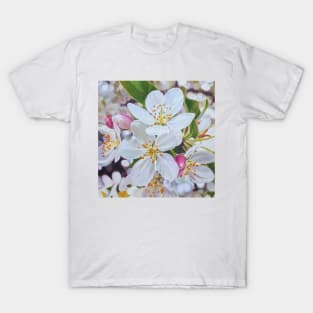 Anticipation - Spring Flower painting T-Shirt